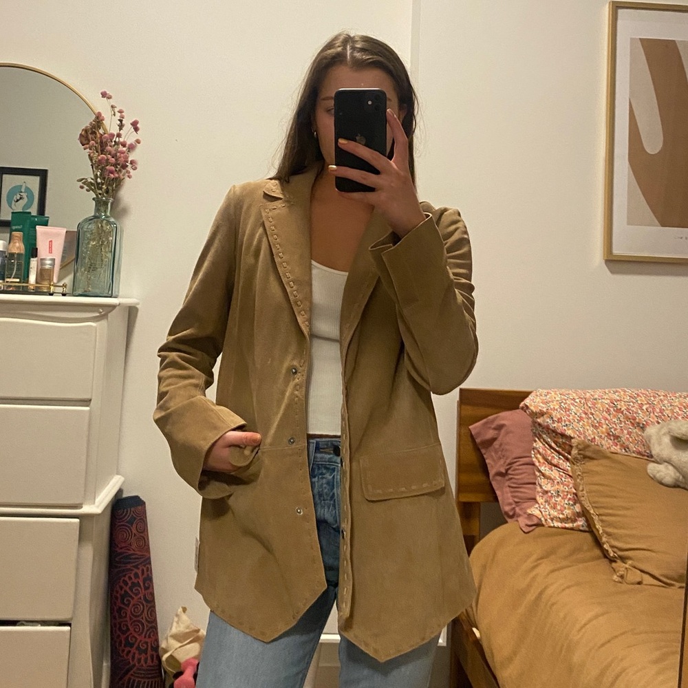 NWT Brand New Free People 100% Suede Blazer Jacket
